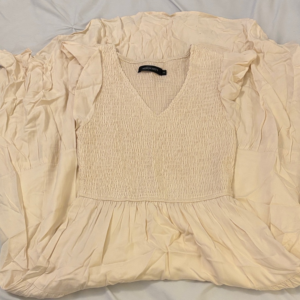 Cream Women's Maxi Dress